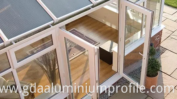 Jihua Aluminium Sunshine House Aluminum Sunroom Glass Sunroom